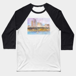 New York City Skyline Baseball T-Shirt